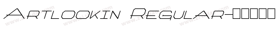Artlookin Regular字体转换